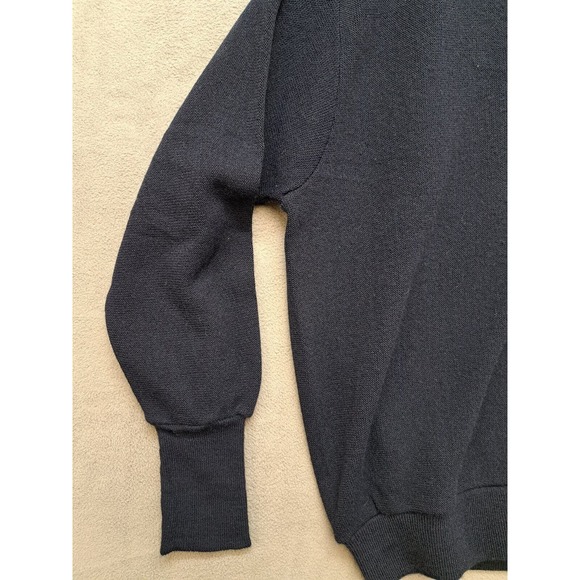 Vintage IZOD Cardigan Button Front Sweater, Blue, Made in USA, Mens Size Large - Picture 4 of 9